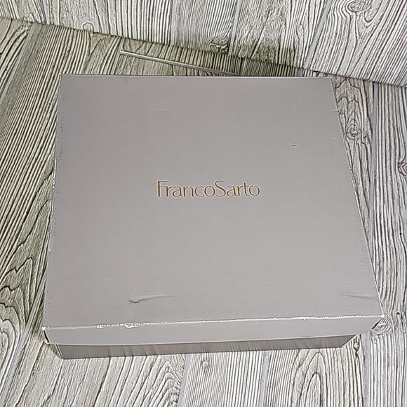 Franco Sarto Marquee Ankle Boot Snake Embossed Black Zip Up Womens Size 5.5 NEW - Picture 16 of 16